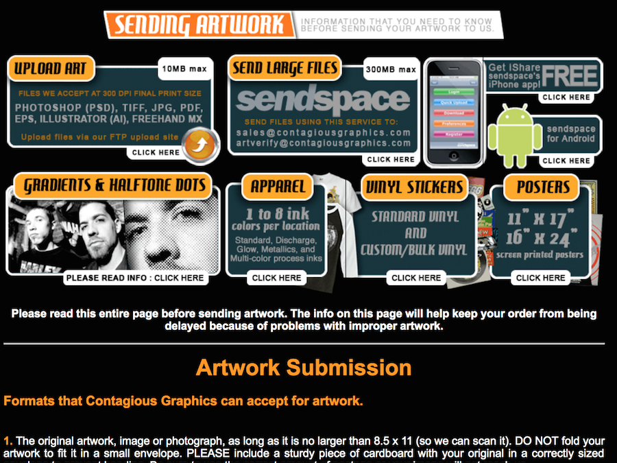 Artwork Format Info